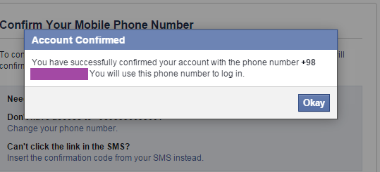 ثبت اکانت فیس بوک